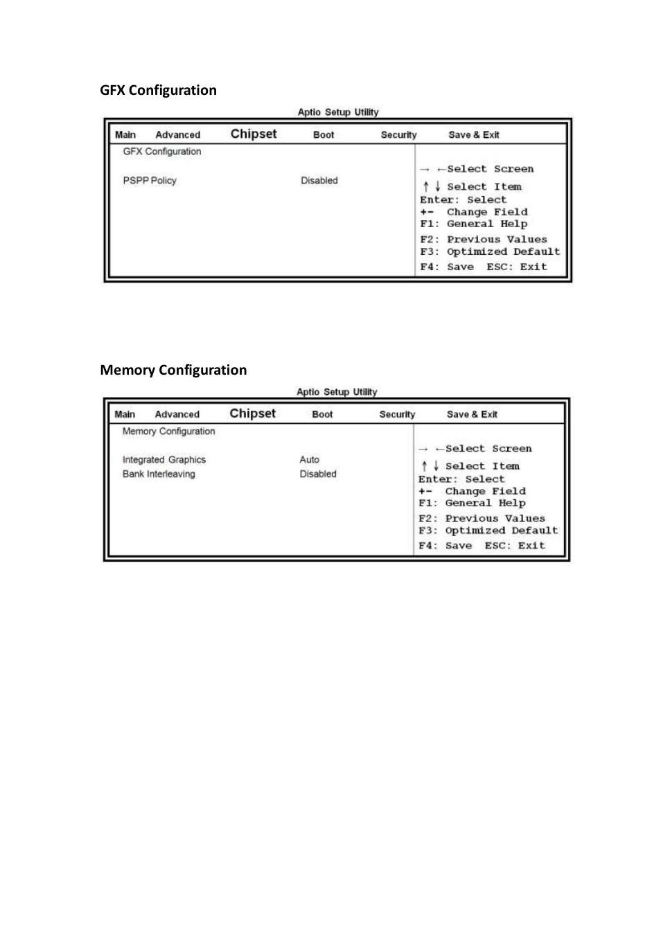 Gfx configuration | IBASE SI-18 User Manual | Page 34 / 51