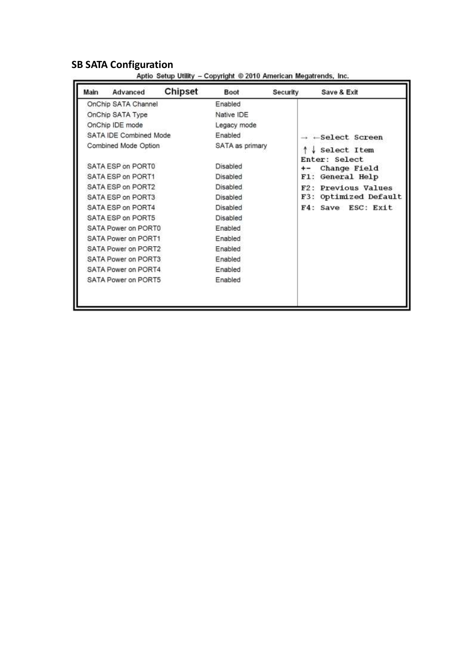 Sb sata configuration | IBASE SI-18 User Manual | Page 36 / 51