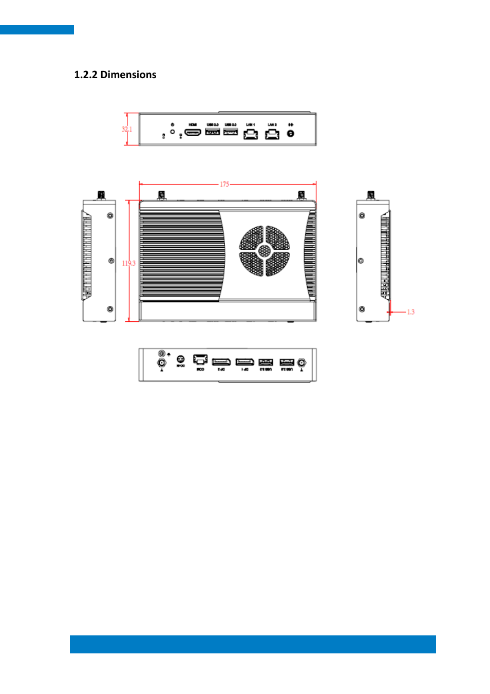 2 dimensions | IBASE SI-83 User Manual | Page 11 / 78