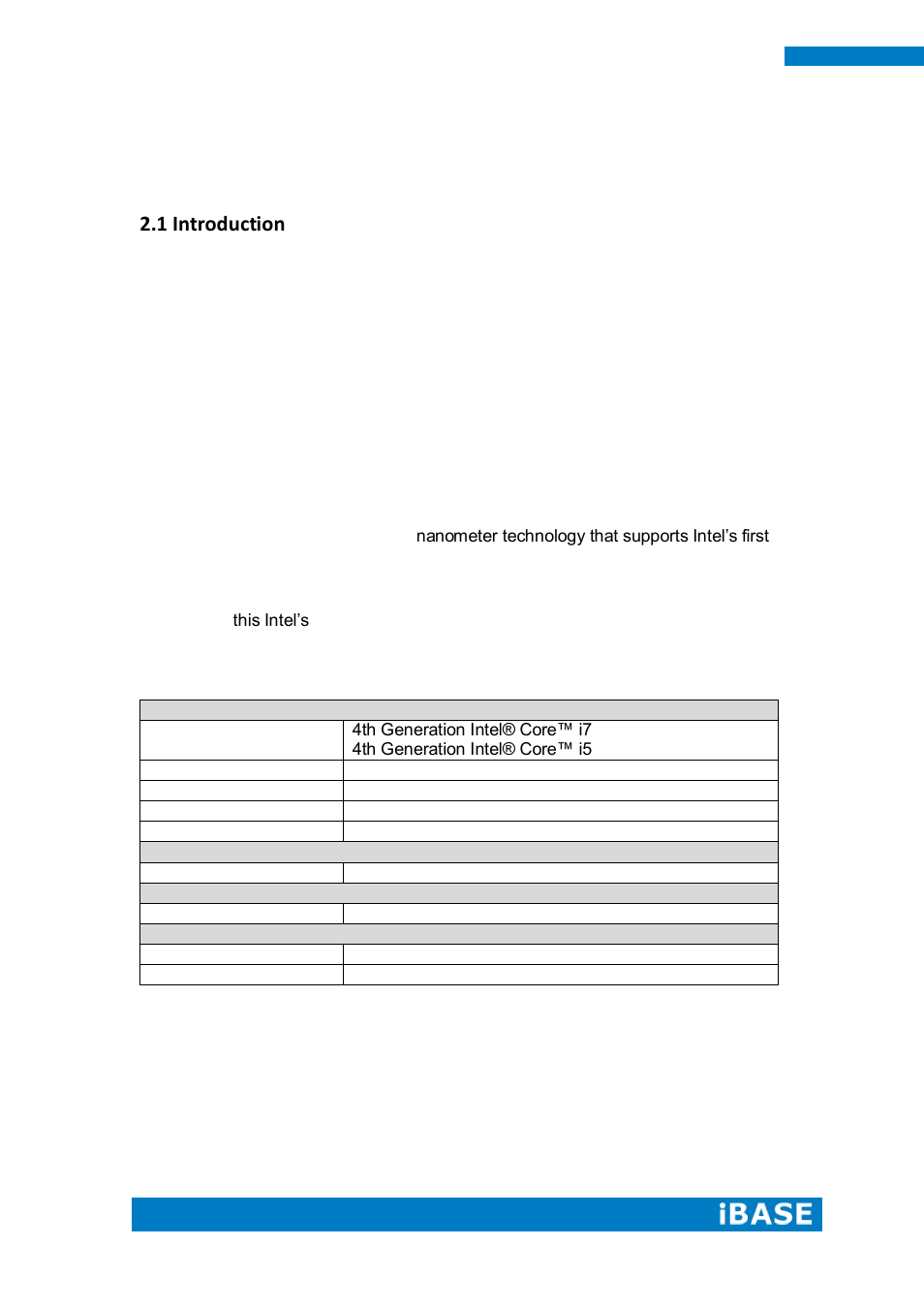 Chapter 2 motherboard introduction, 1 introduction | IBASE SI-83 User Manual | Page 22 / 78