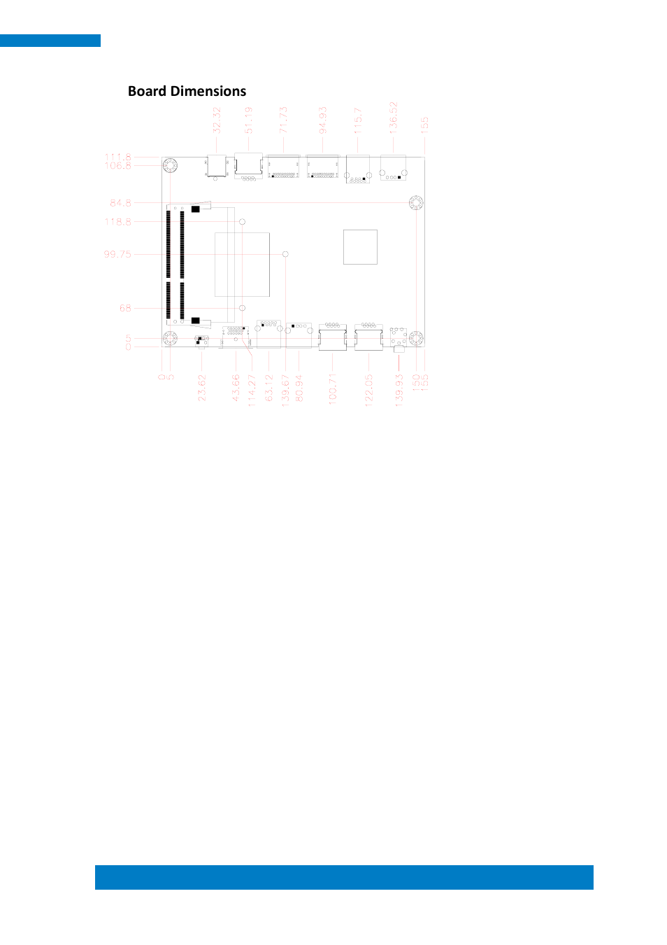 Board dimensions | IBASE SI-83 User Manual | Page 25 / 78