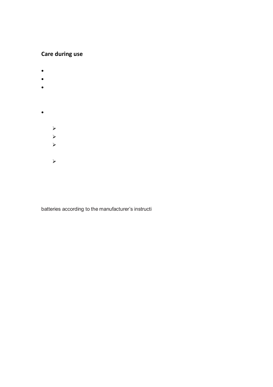 Care during use | IBASE SI-58 User Manual | Page 7 / 73