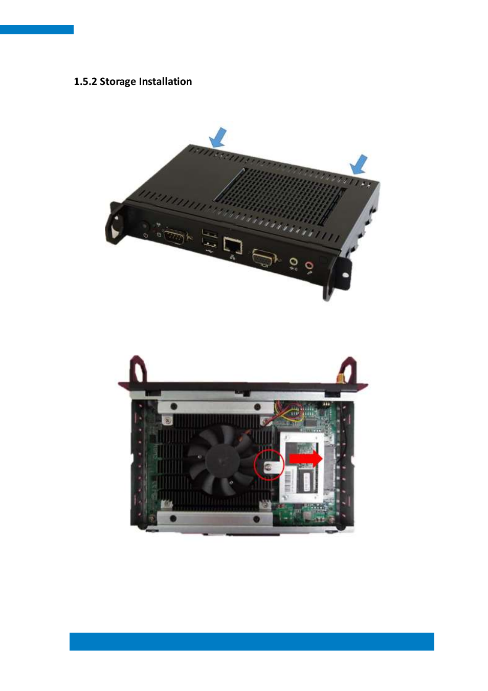 2 storage installation | IBASE IOPS-18 User Manual | Page 15 / 46