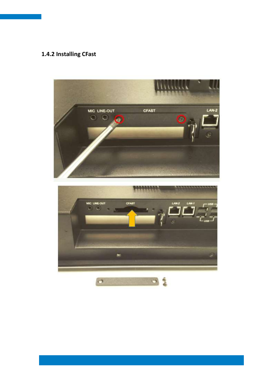 2 installing cfast | IBASE ASTUT-XX1-PC1S User Manual | Page 15 / 74