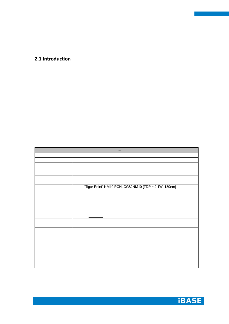 Chapter 2 motherboard introduction, 1 introduction | IBASE ASTUT-XX1-PC1S User Manual | Page 20 / 74