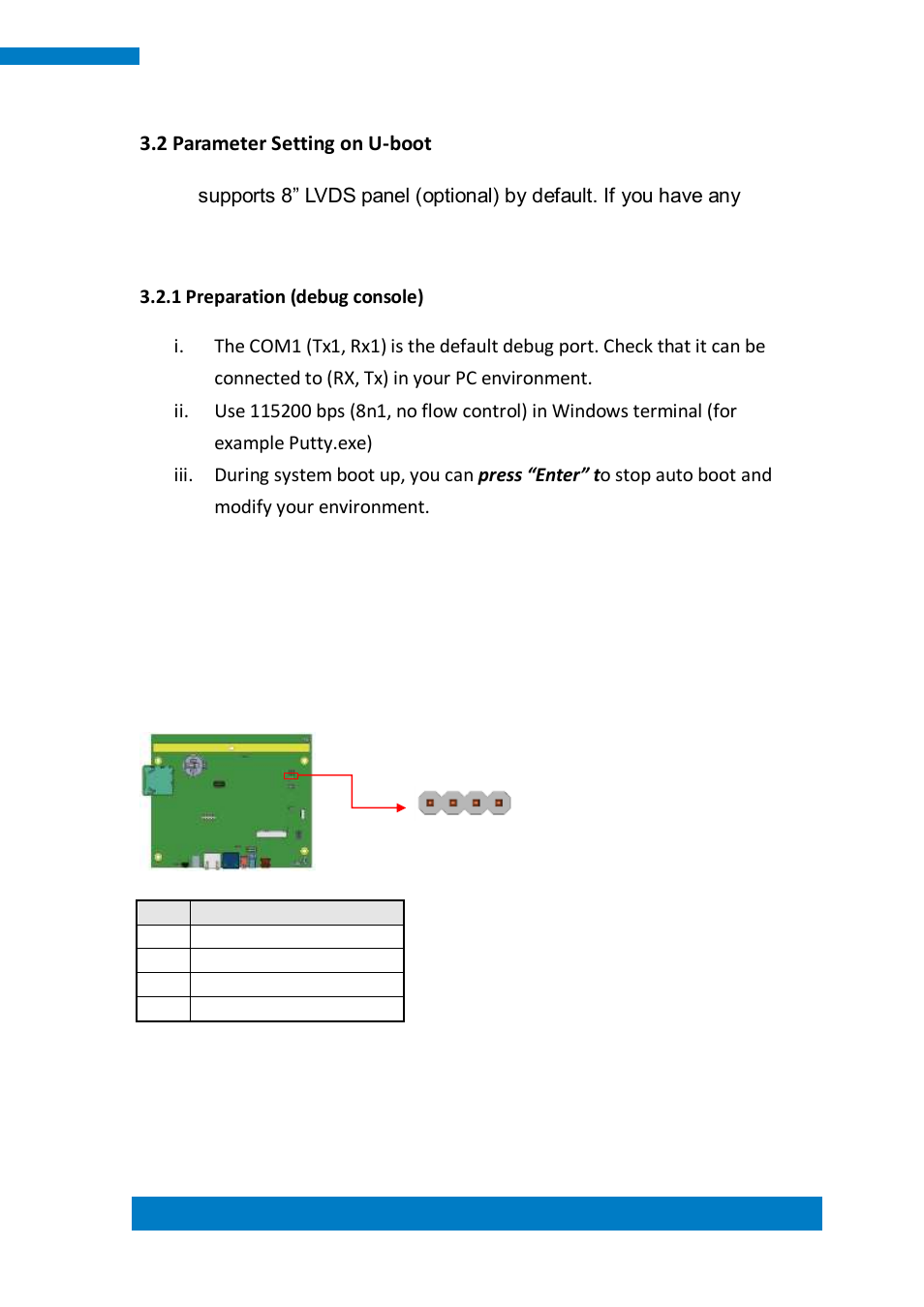 2 parameter setting on u-boot | IBASE MRS-801-RE User Manual | Page 35 / 94