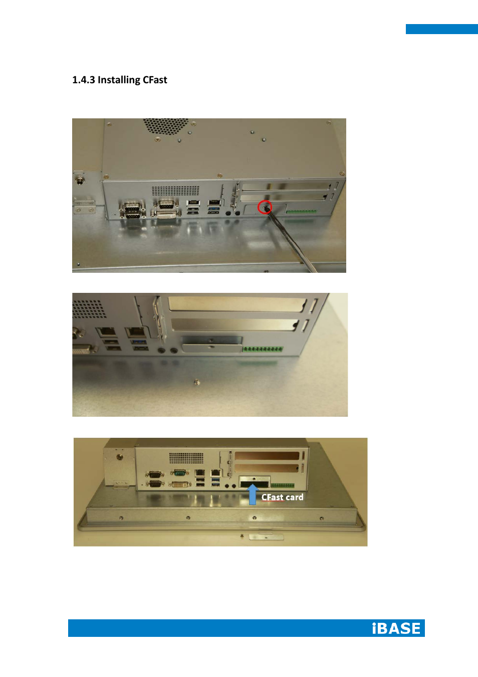 3 installing cfast | IBASE IPPCXXA9-RE User Manual | Page 18 / 76