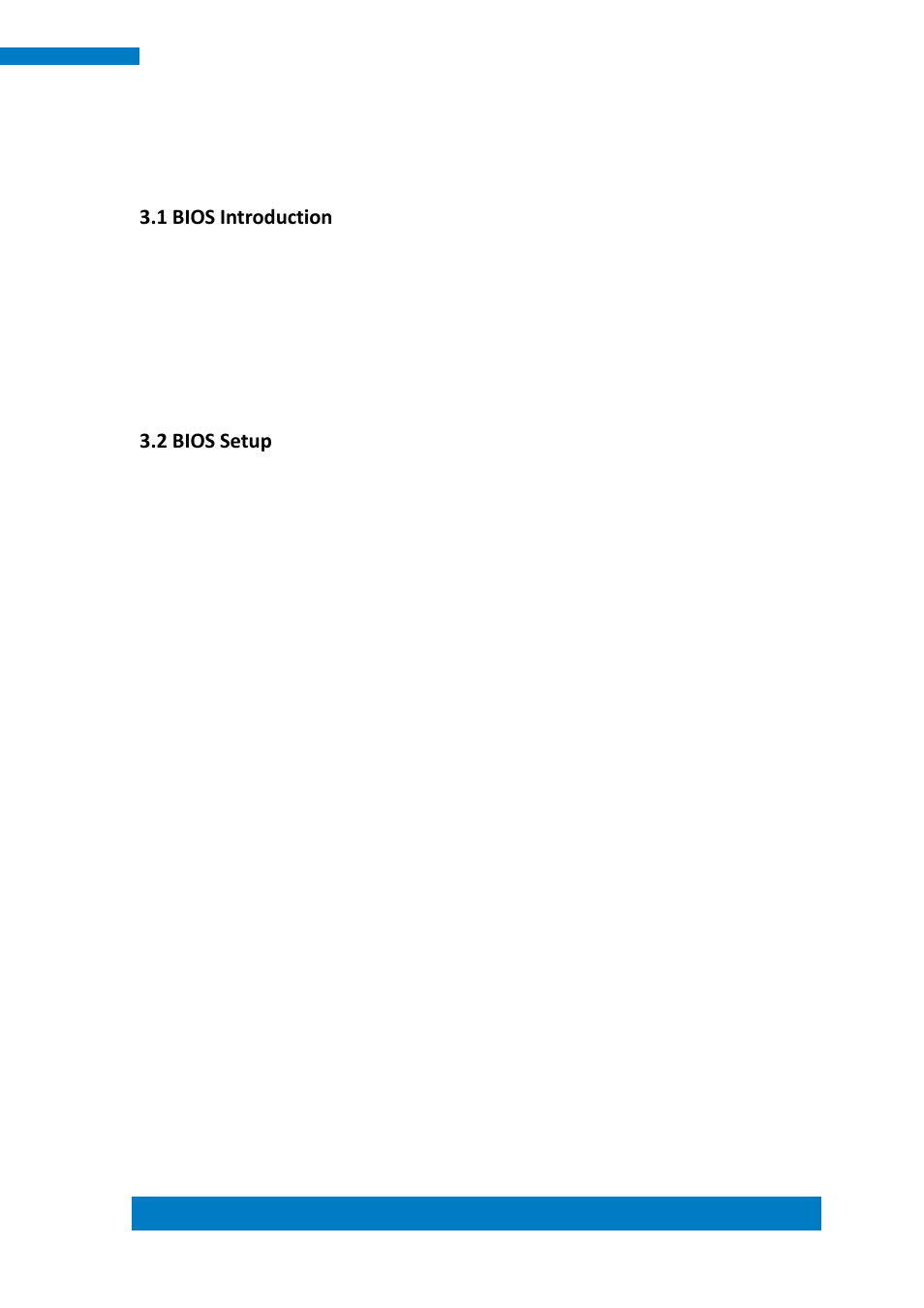 Chapter 3 bios setup, 1 bios introduction, 2 bios setup | IBASE IPPCXXA9-RE User Manual | Page 33 / 76