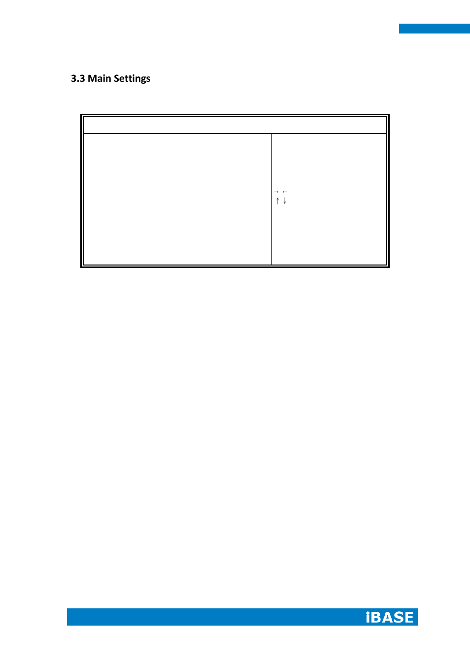 3 main settings | IBASE IPPCXXA9-RE User Manual | Page 34 / 76