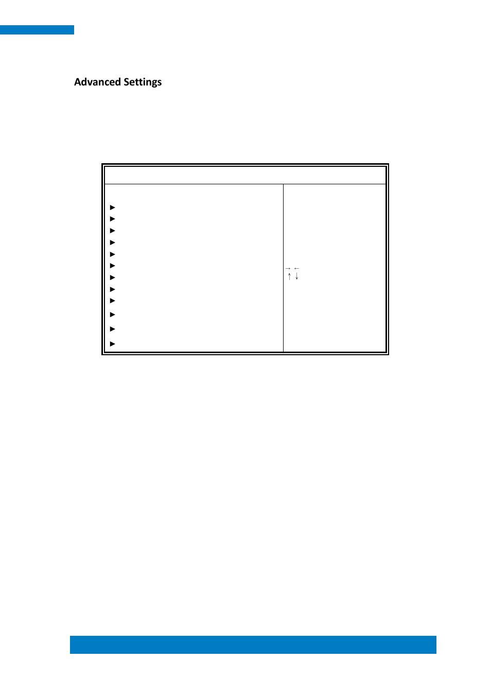 Advanced settings | IBASE IPPCXXA9-RE User Manual | Page 35 / 76