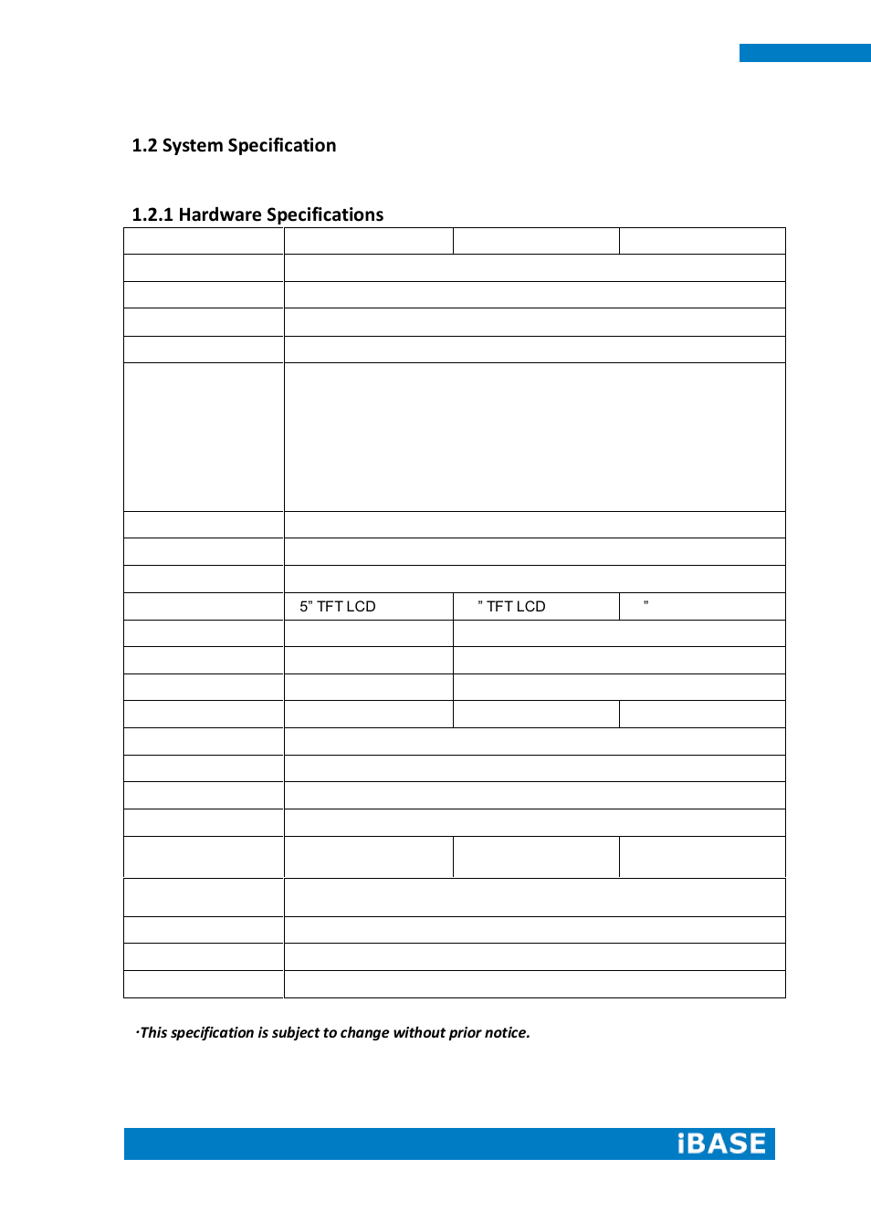 IBASE IPPCXXB9-RE User Manual | Page 10 / 77