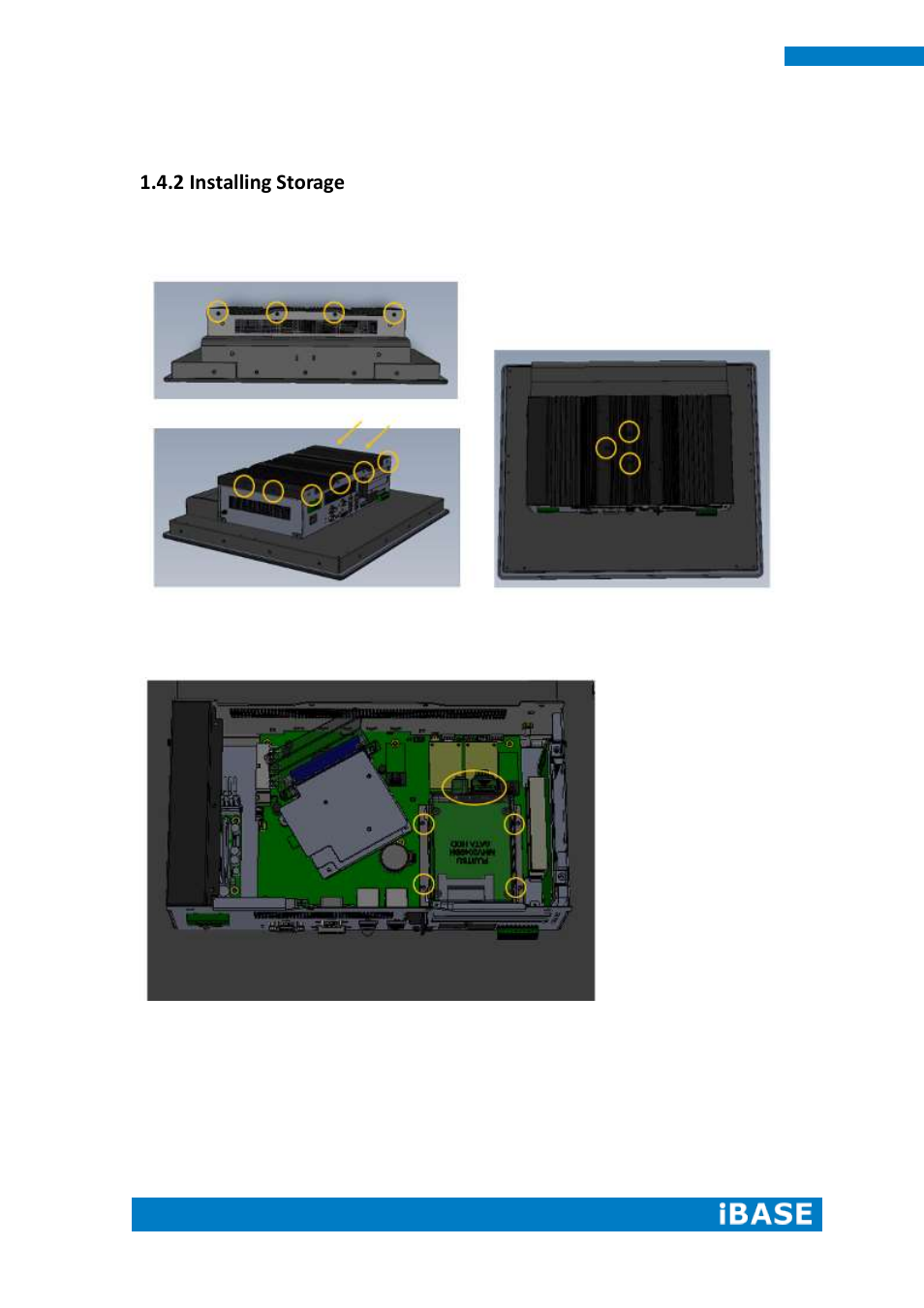 2 installing storage | IBASE IPPCXXB9-RE User Manual | Page 16 / 77