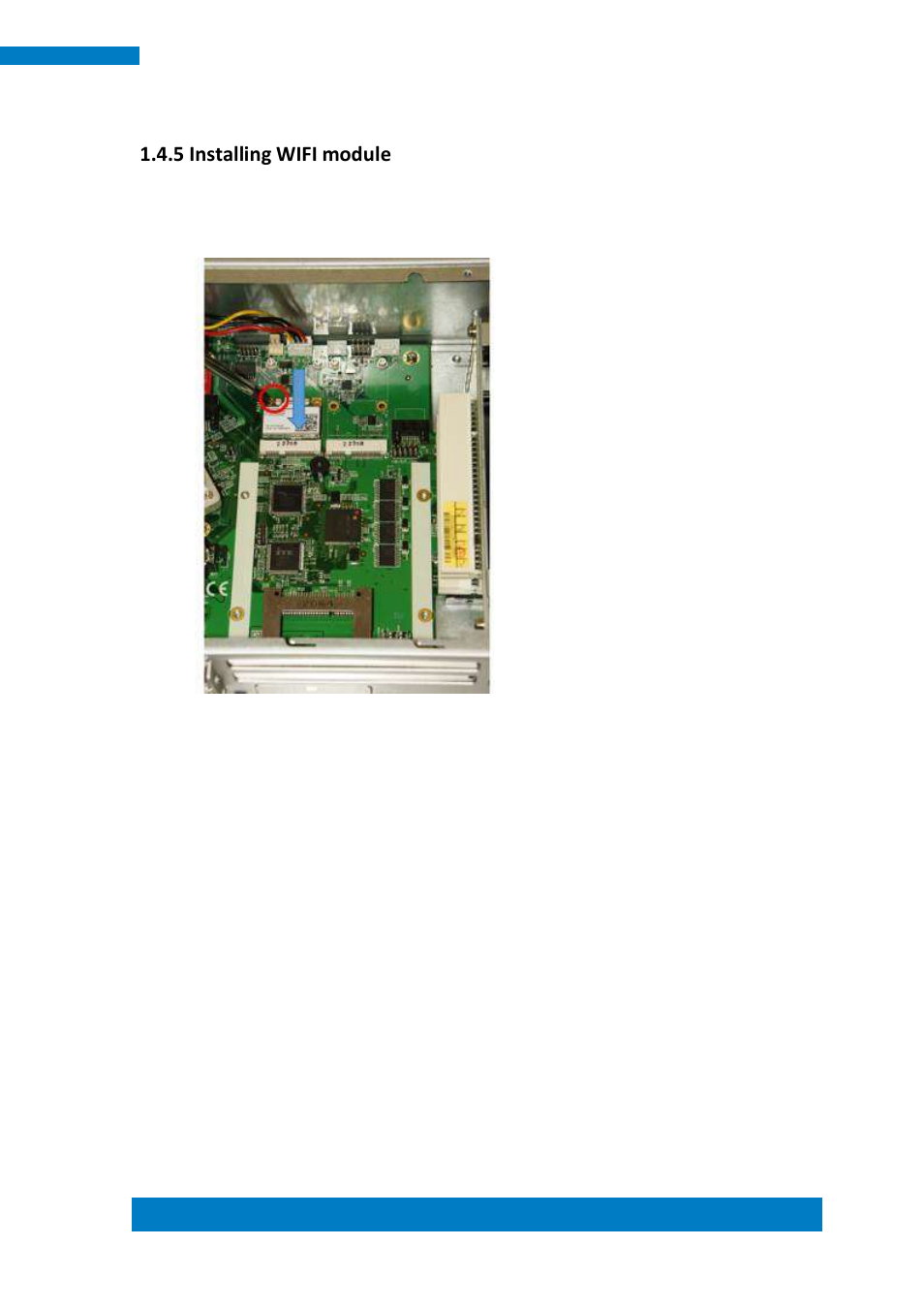 5 installing wifi module | IBASE IPPCXXB9-RE User Manual | Page 19 / 77