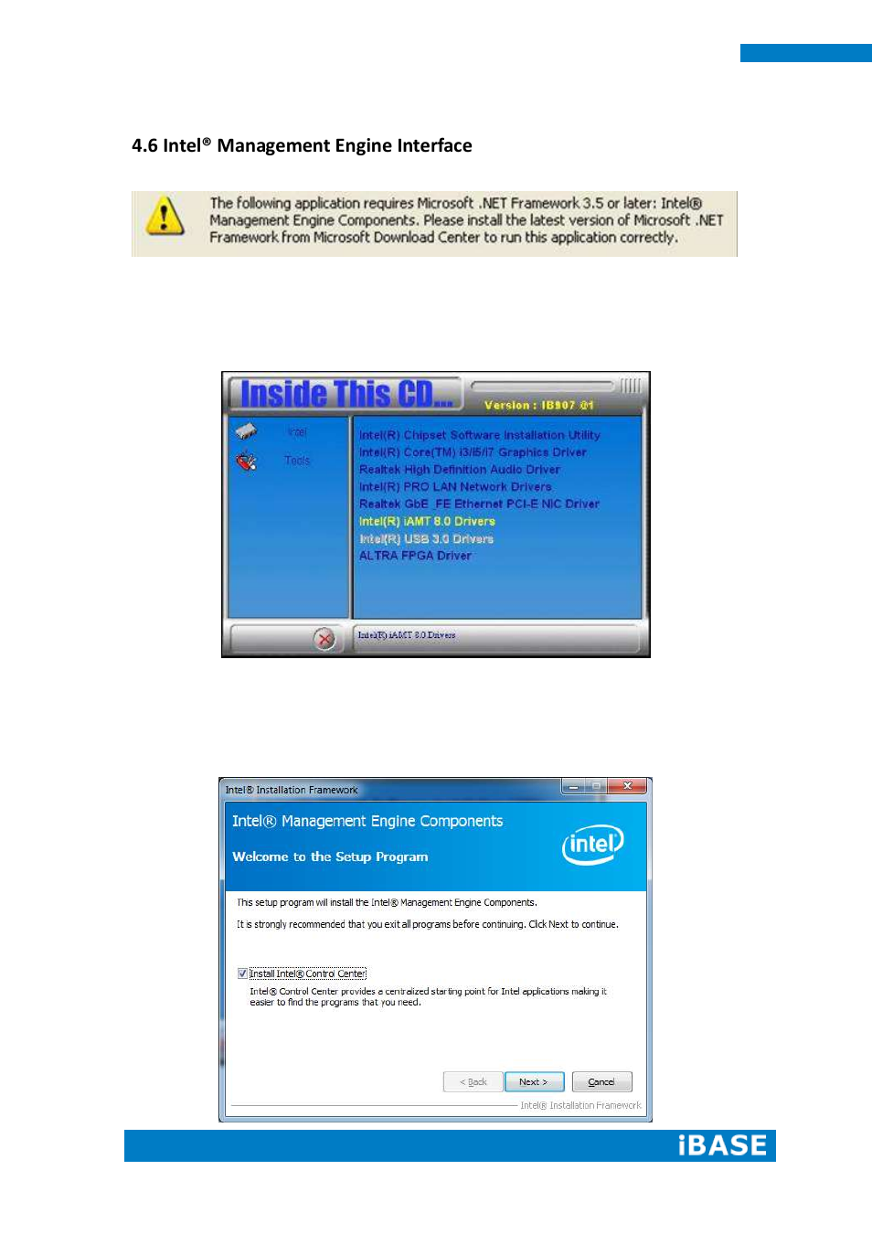 6 intel® management engine interface | IBASE IPPCXXB9-RE User Manual | Page 72 / 77