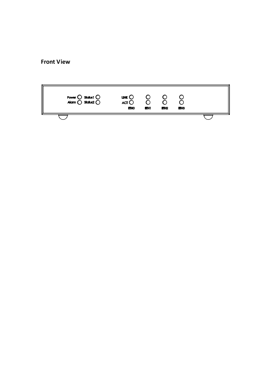 Components, Front view | IBASE FWA7304G User Manual | Page 7 / 11