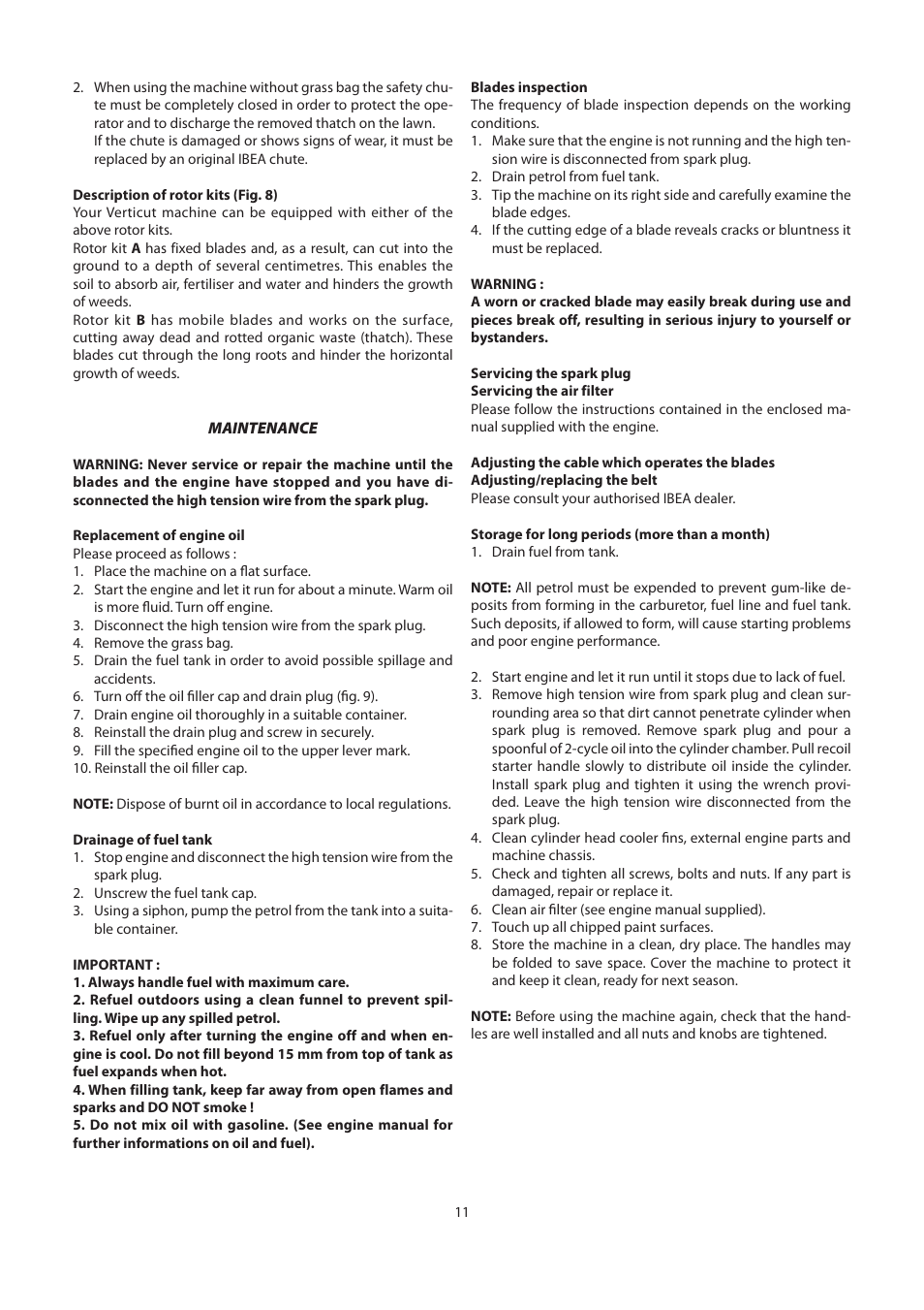 IBEA IB-4033TP User Manual | Page 11 / 24