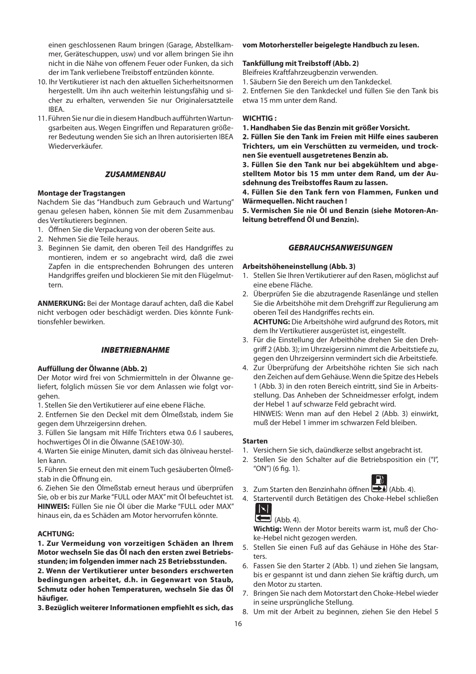 IBEA IB-4033TP User Manual | Page 16 / 24