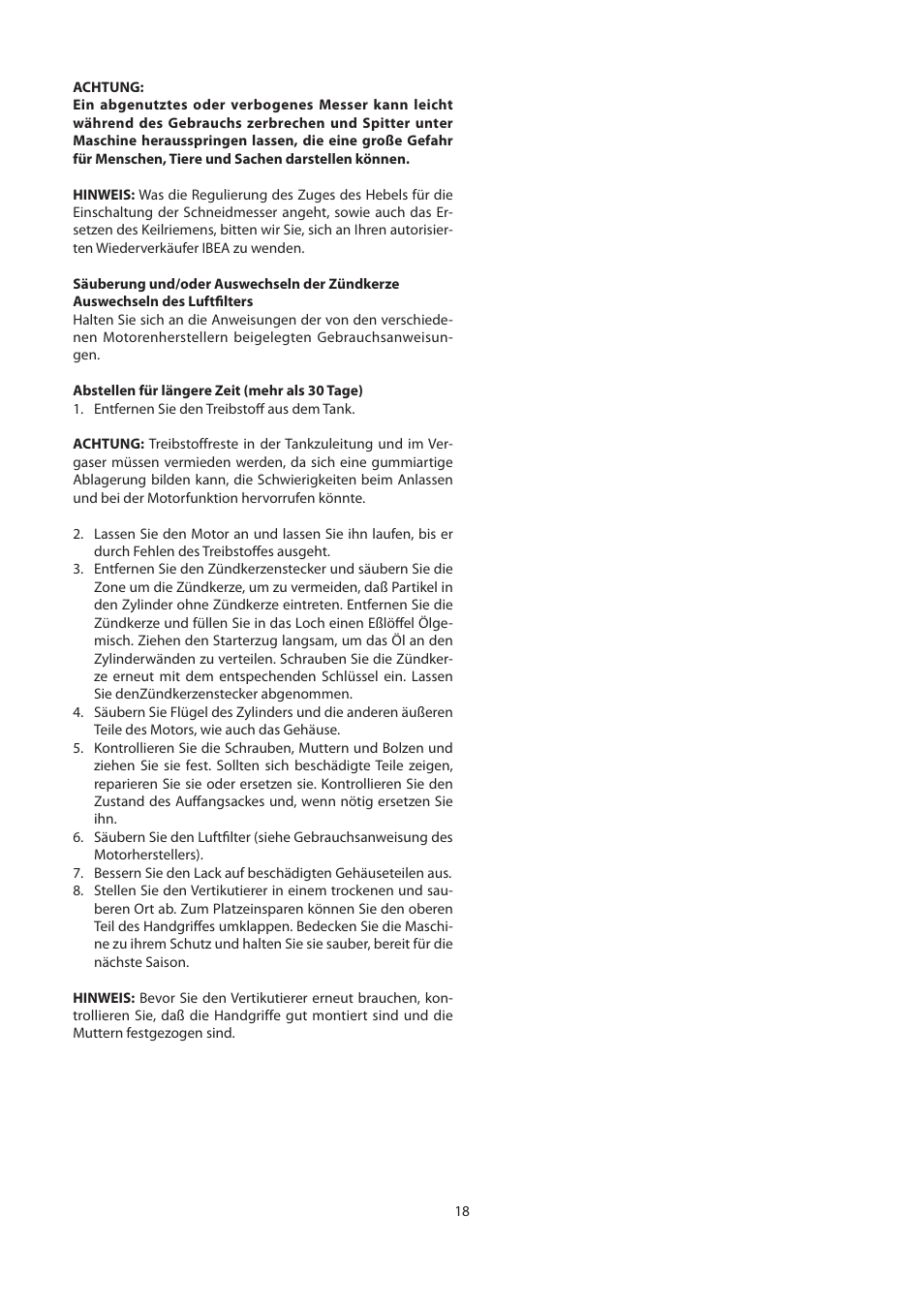 IBEA IB-4033TP User Manual | Page 18 / 24