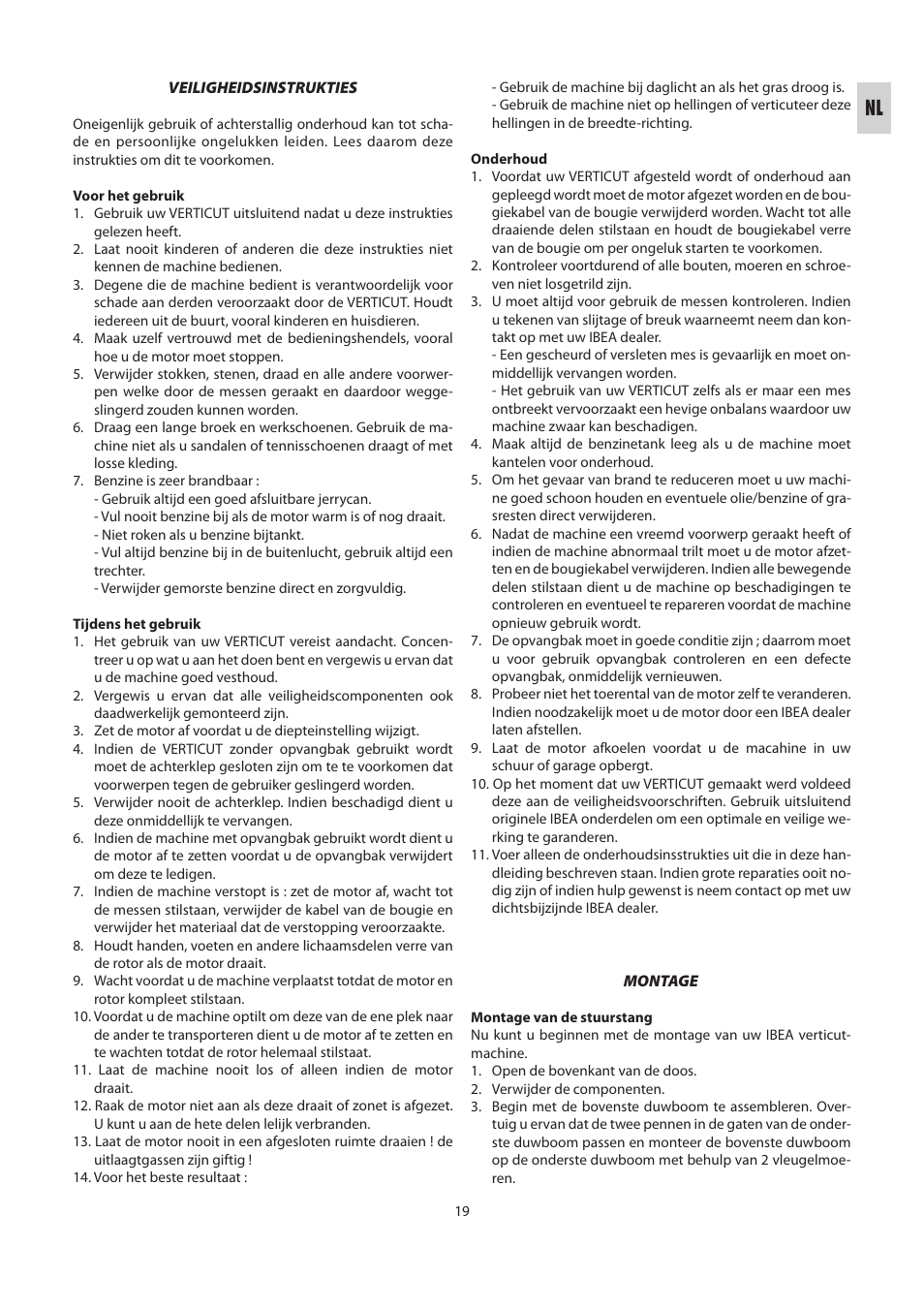 IBEA IB-4033TP User Manual | Page 19 / 24