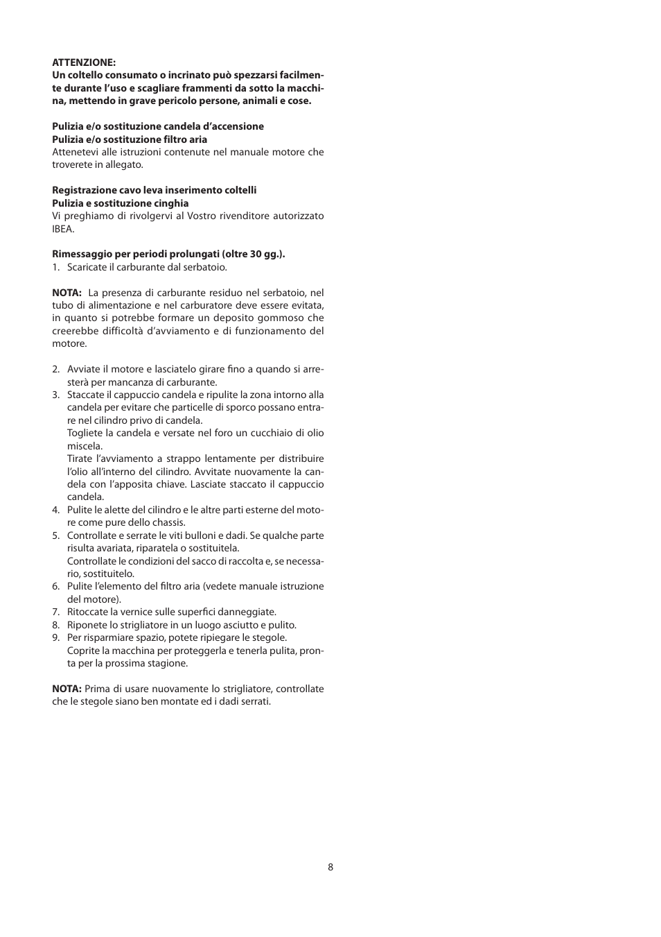 IBEA IB-4033TP User Manual | Page 8 / 24