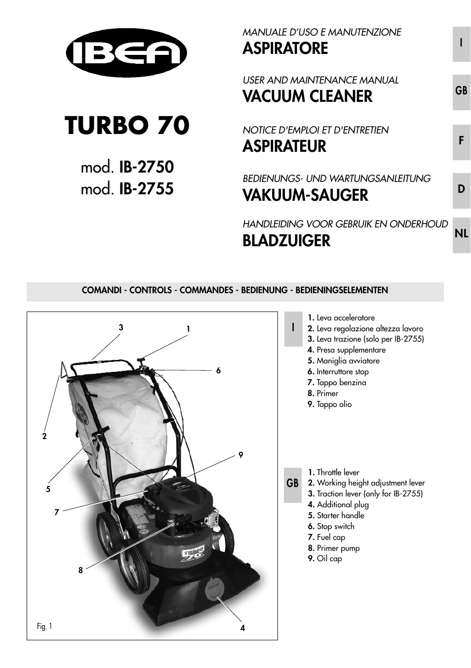 IBEA IB-2750 User Manual | 24 pages