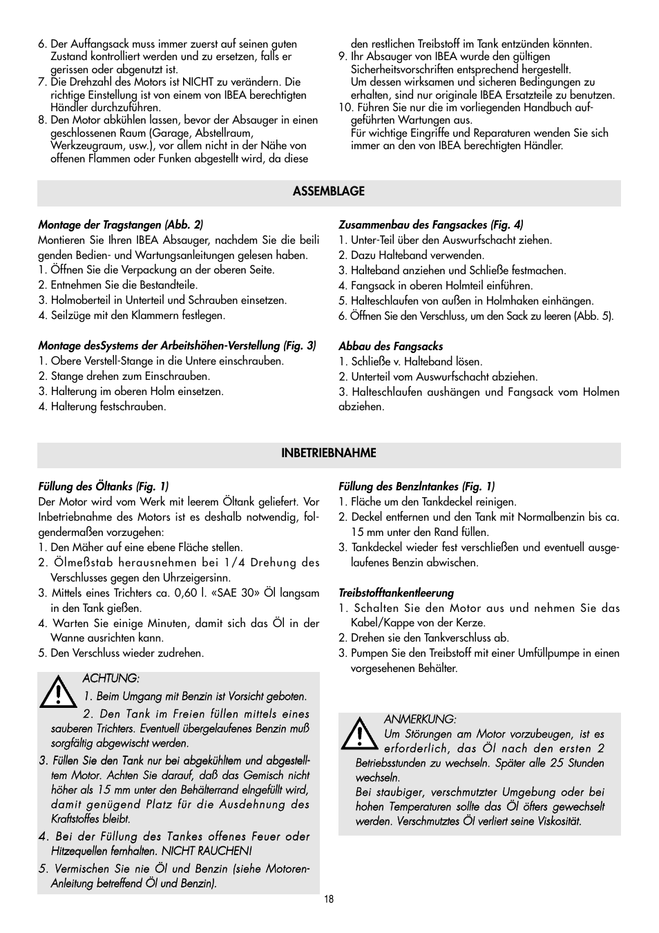 IBEA IB-2750 User Manual | Page 18 / 24