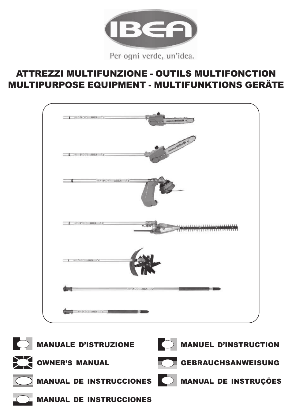IBEA Attrezzi User Manual | 92 pages