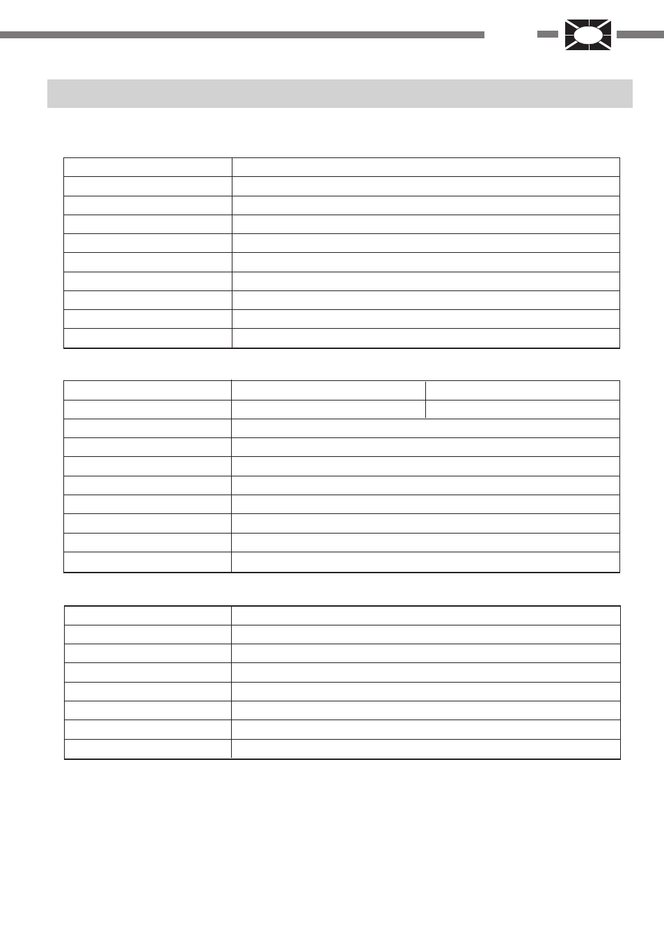 Technical data and declaration of conformity | IBEA Attrezzi User Manual | Page 33 / 92
