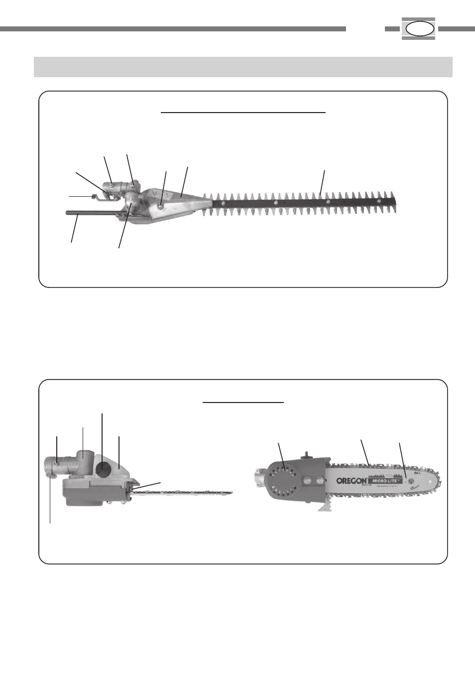 Cortadora de setos, Podadora | IBEA Attrezzi User Manual | Page 55 / 92