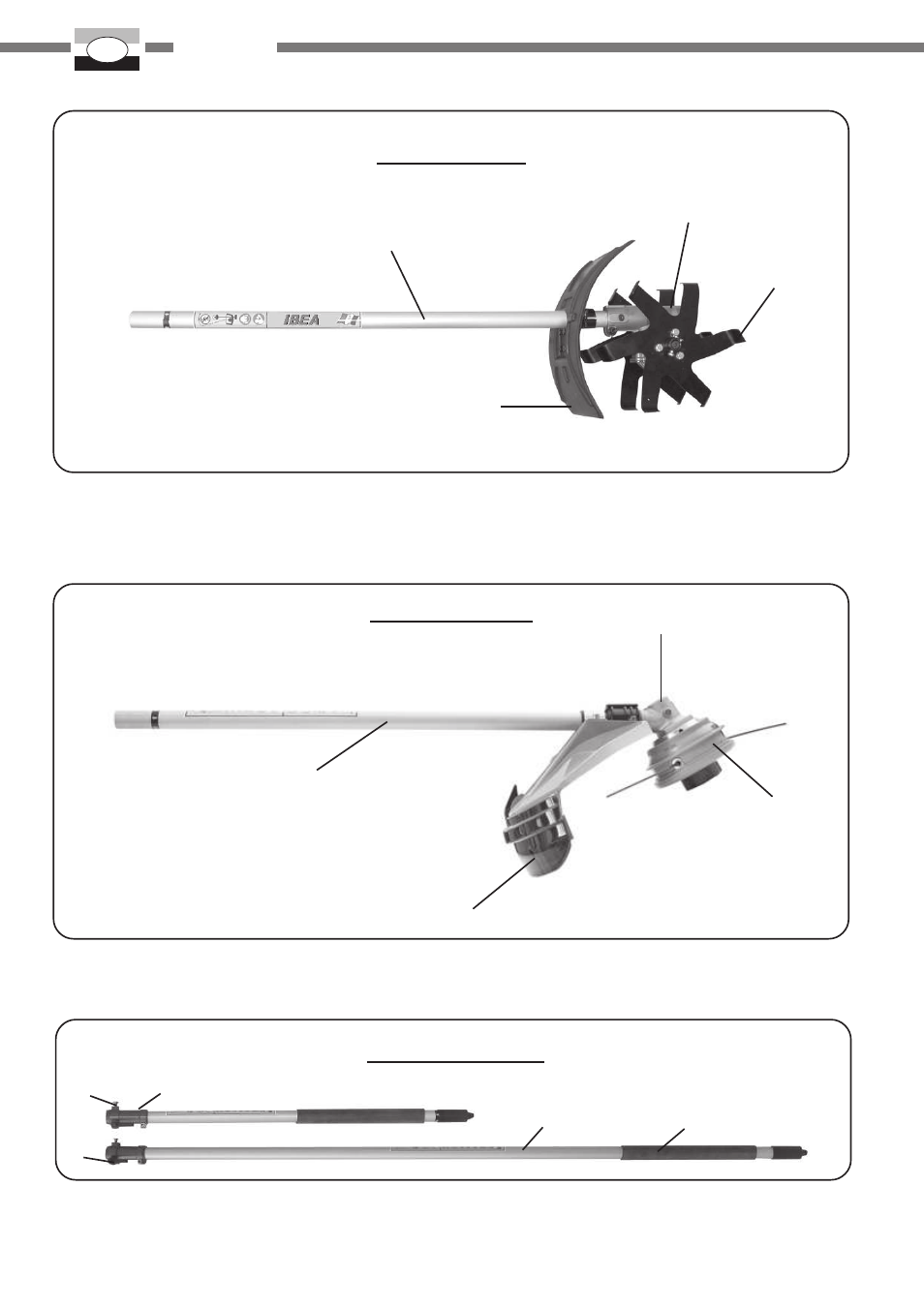 Bosmaaier, Extensions schoffel | IBEA Attrezzi User Manual | Page 80 / 92
