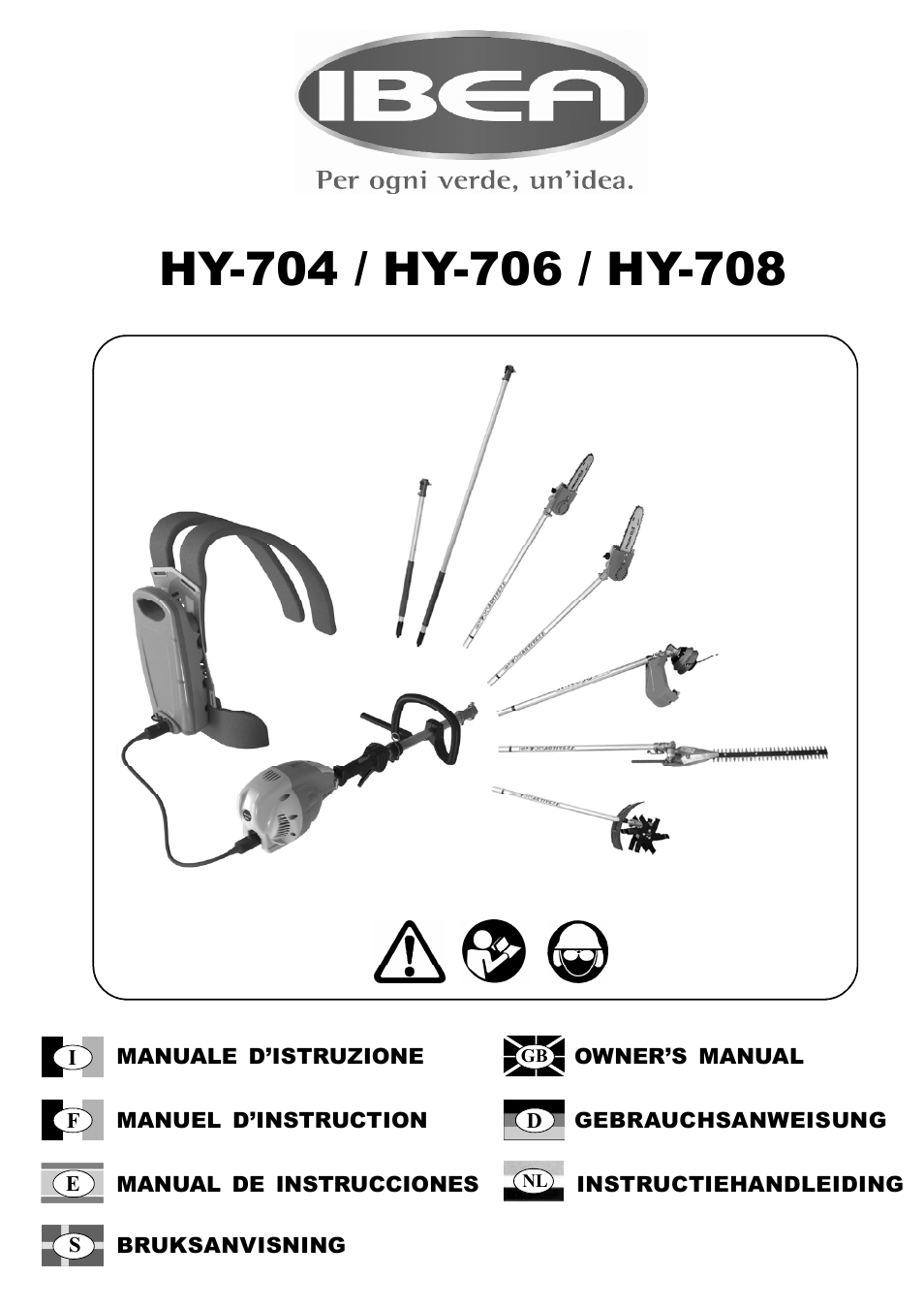 IBEA HY-704 User Manual | 76 pages