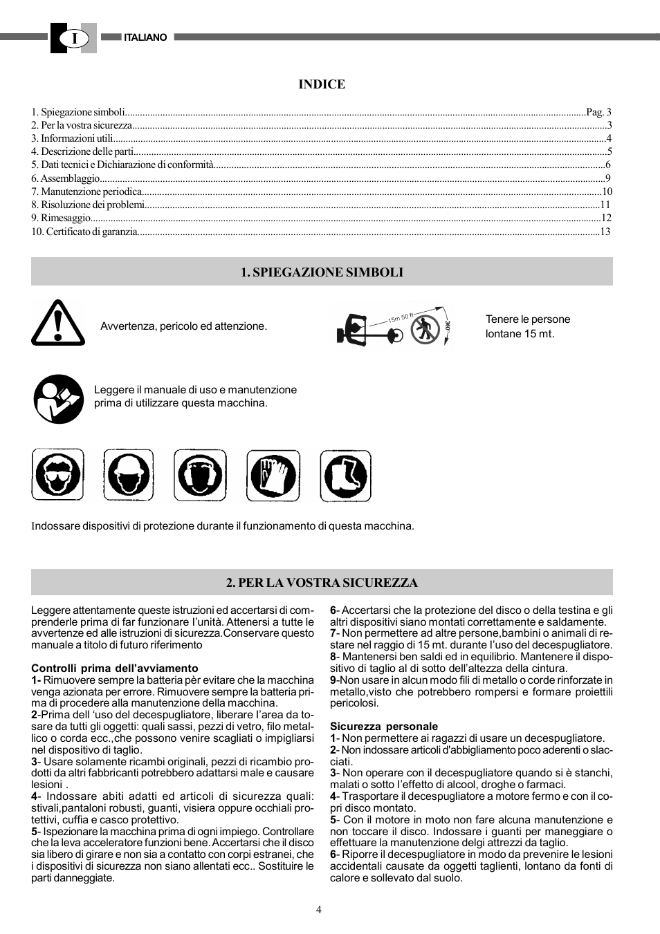 IBEA HY-704 User Manual | Page 4 / 76