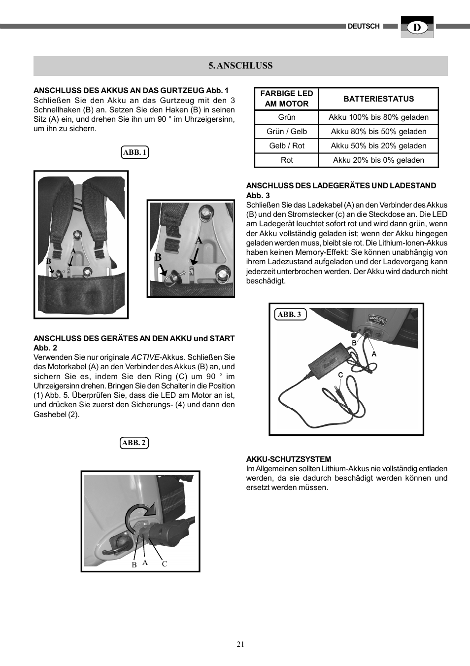 IBEA B4-10Ah User Manual | Page 21 / 40