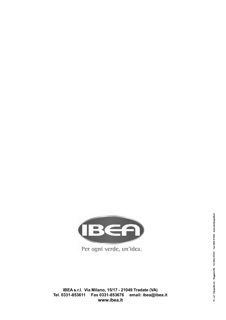 IBEA B4-10Ah User Manual | Page 40 / 40