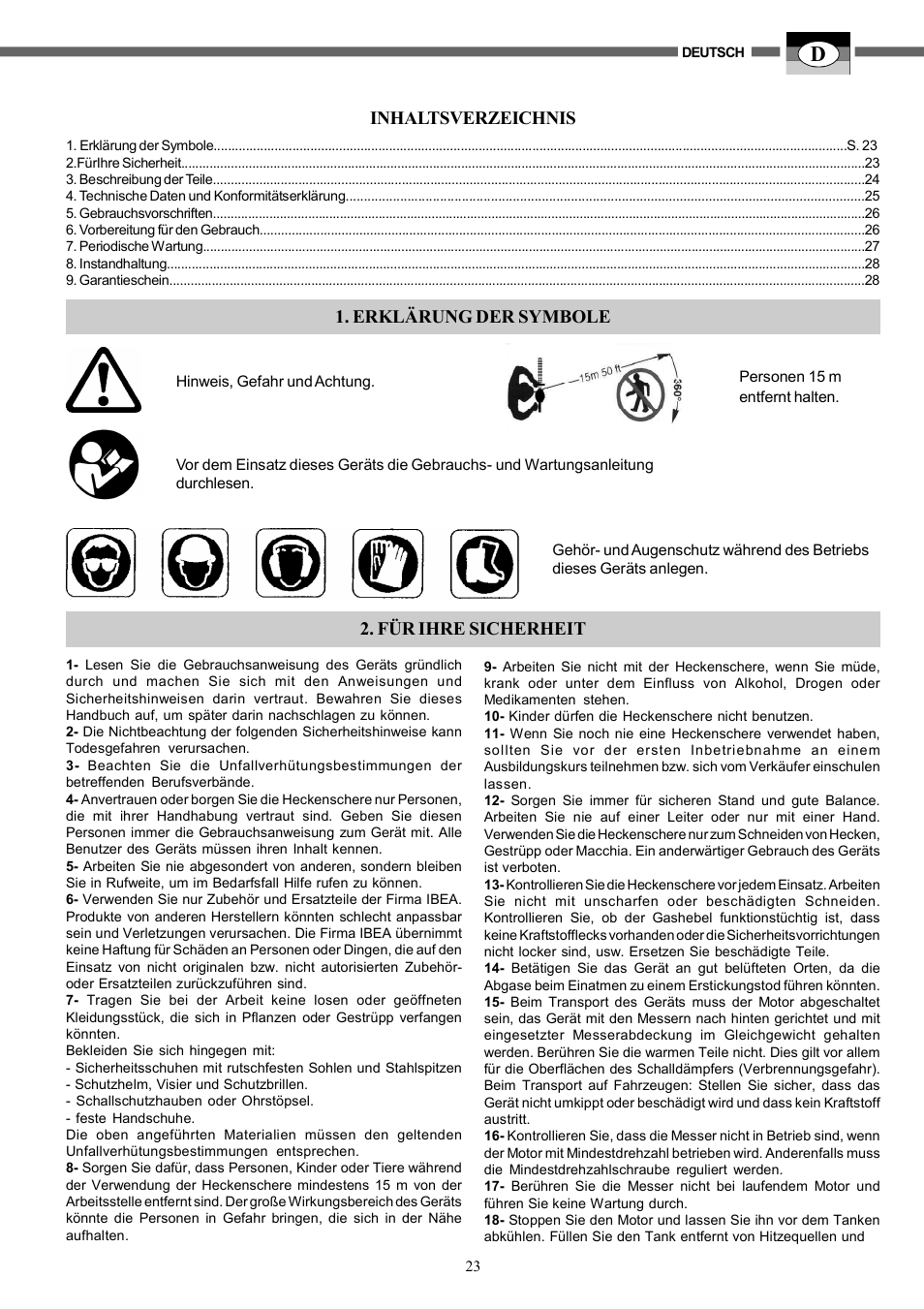 IBEA TS2360 Series User Manual | Page 23 / 48