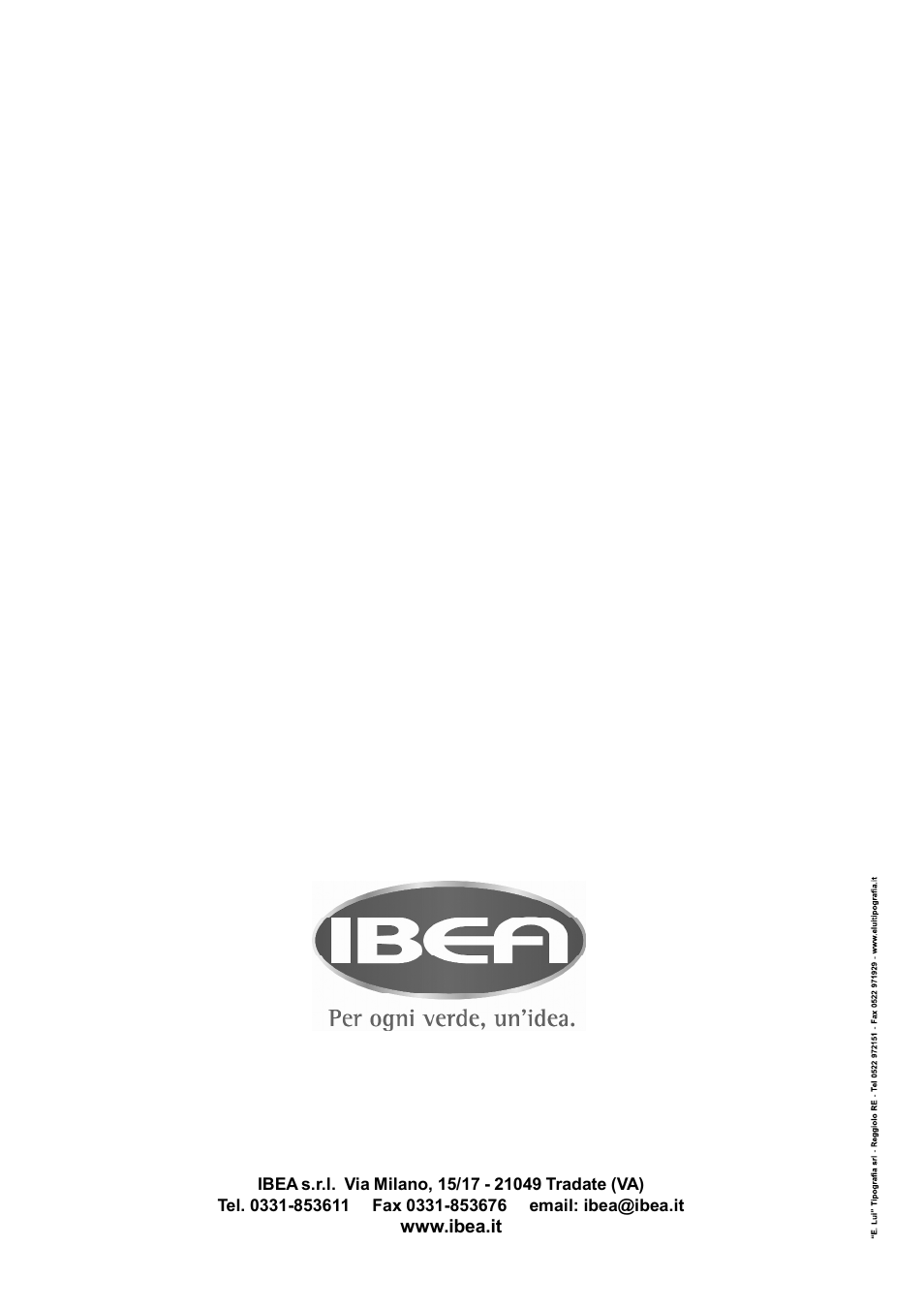 IBEA TS2360 Series User Manual | Page 48 / 48