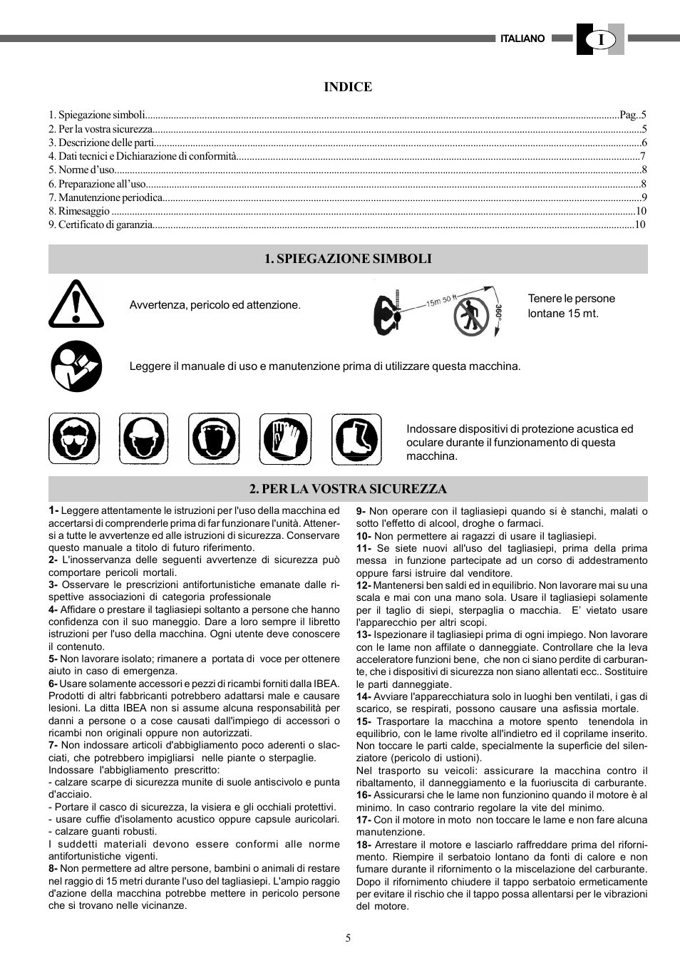 IBEA TS2360 Series User Manual | Page 5 / 48