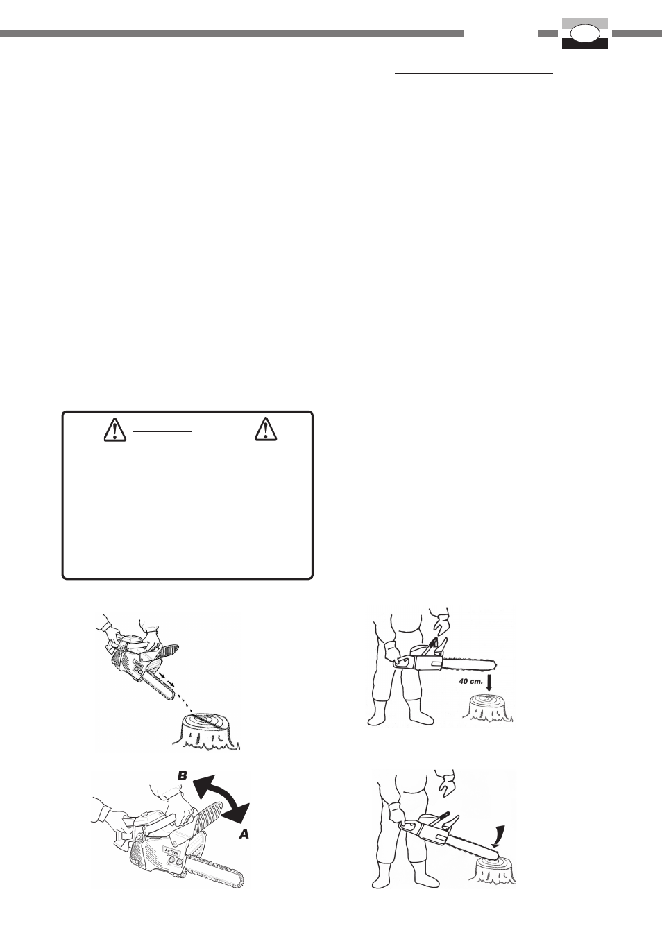 Let op | IBEA 4000 Series User Manual | Page 109 / 120