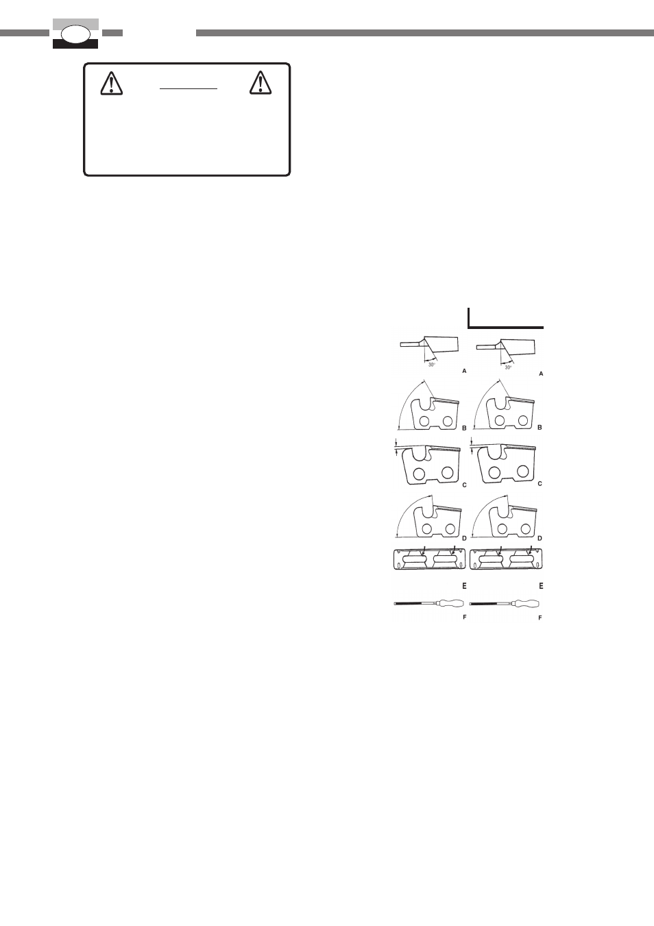 Let op | IBEA 4000 Series User Manual | Page 114 / 120