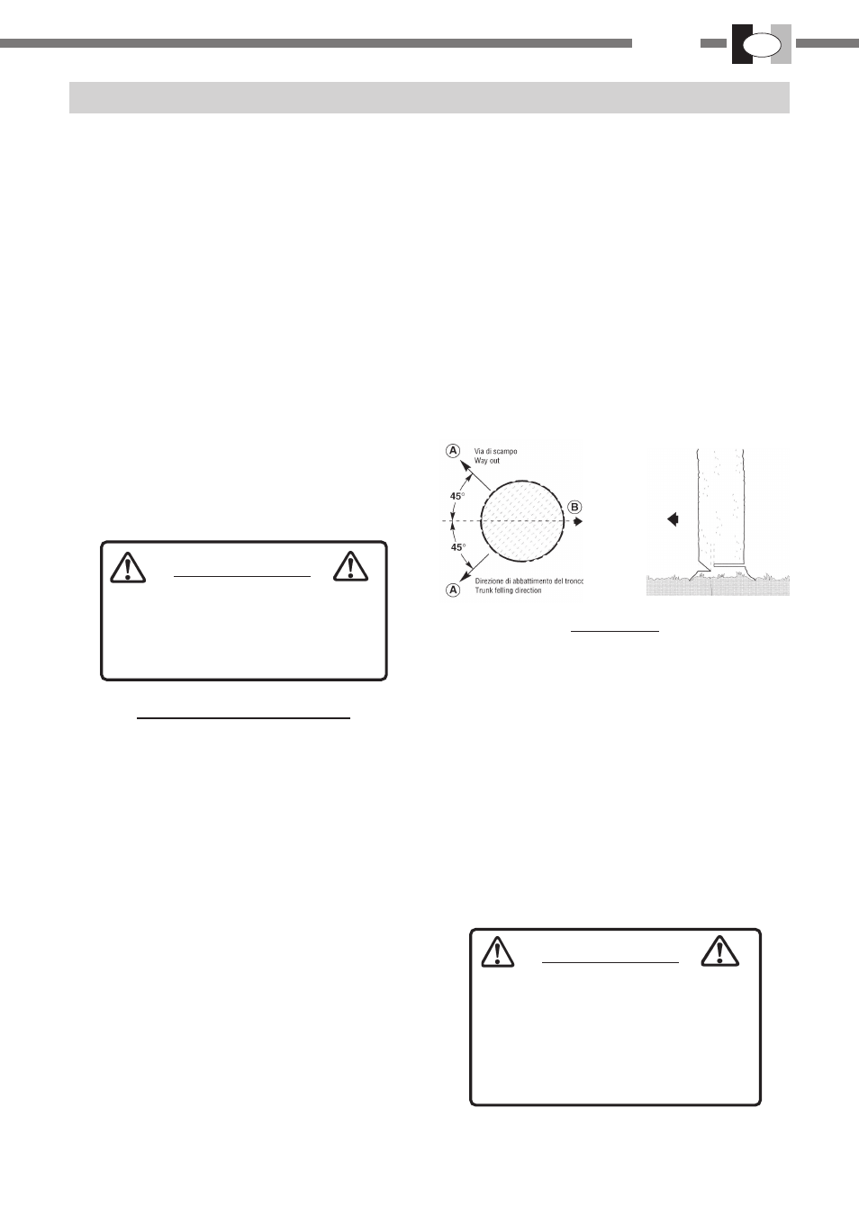 Attenzione | IBEA 4000 Series User Manual | Page 13 / 120