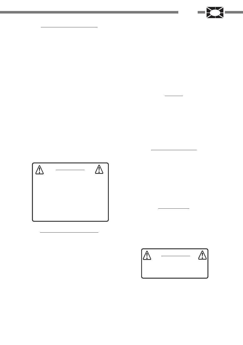 Warning | IBEA 4000 Series User Manual | Page 27 / 120