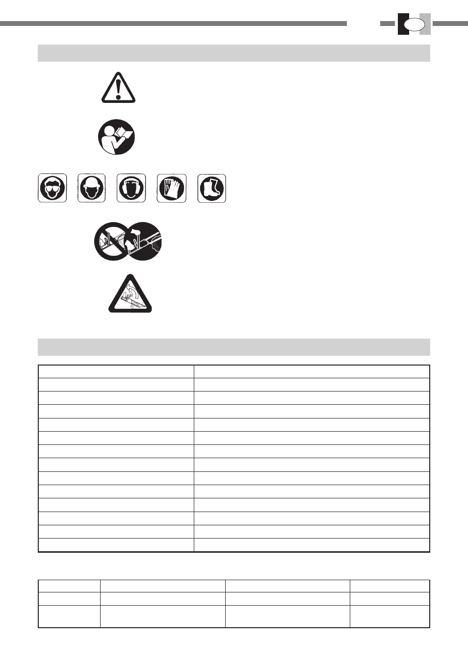 Explication des symboles, Specifications | IBEA 4000 Series User Manual | Page 37 / 120