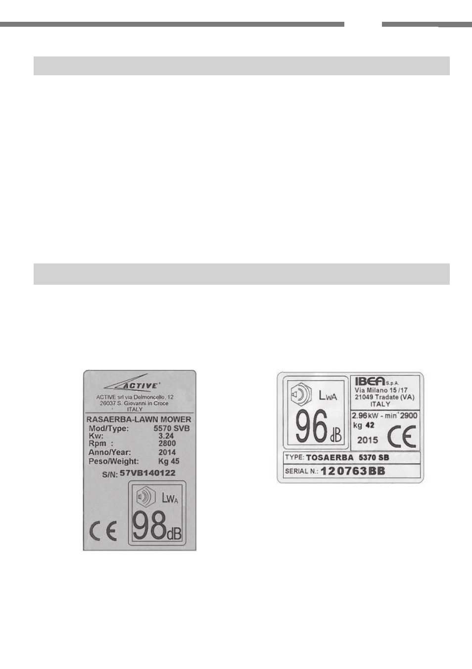 IBEA Mulching Series User Manual | Page 21 / 62