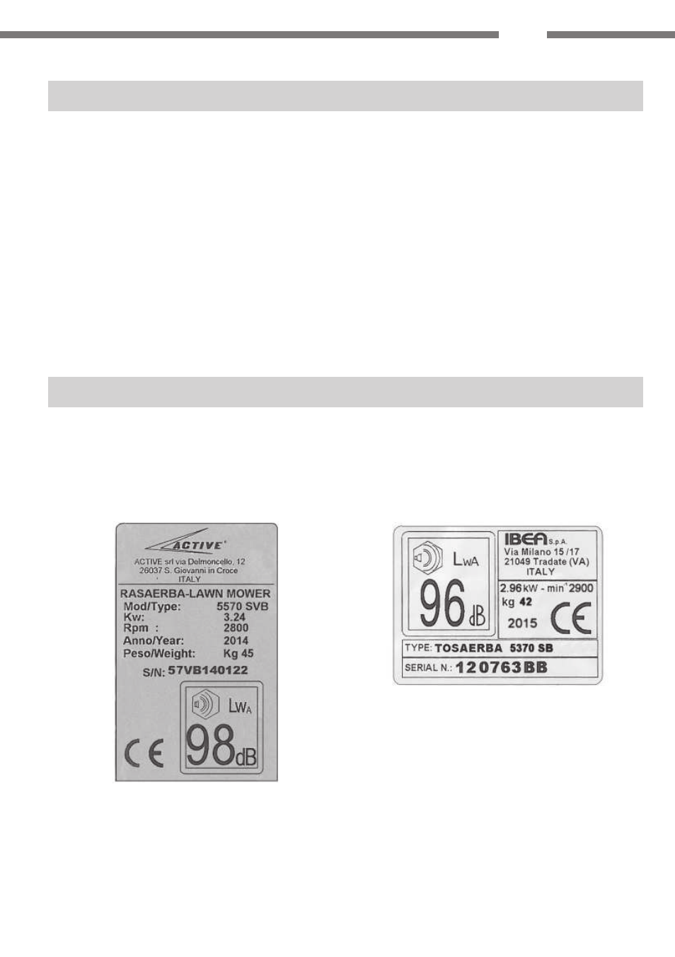 IBEA Mulching Series User Manual | Page 33 / 62