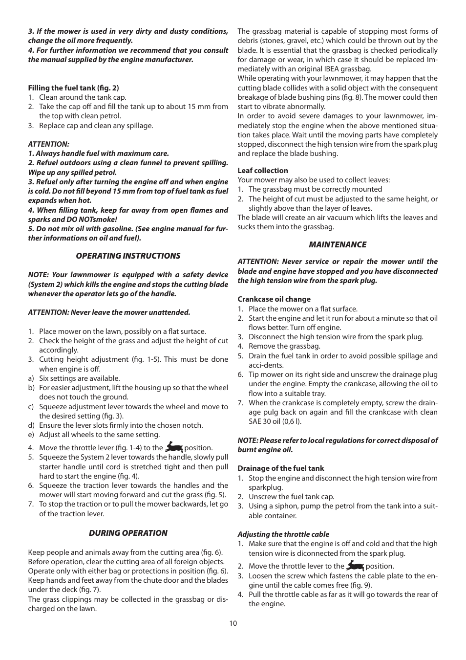 IBEA Classic Series User Manual | Page 10 / 24