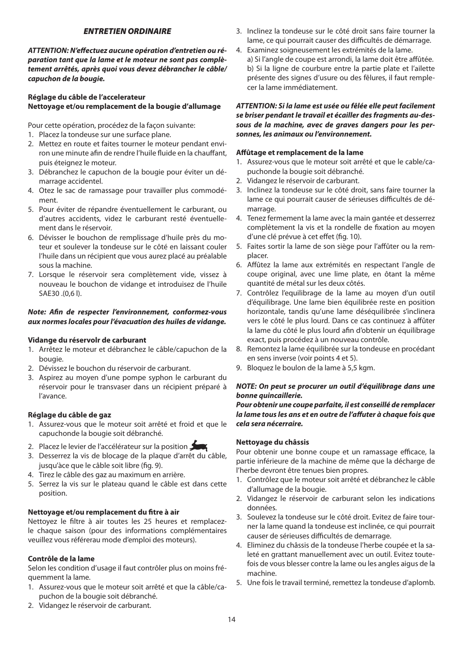 IBEA Classic Series User Manual | Page 14 / 24