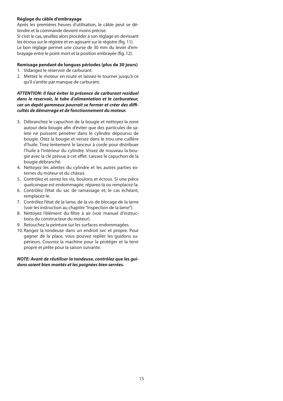 IBEA Classic Series User Manual | Page 15 / 24