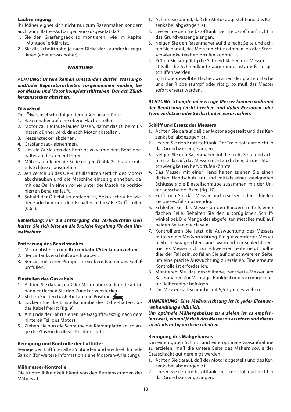 IBEA Classic Series User Manual | Page 18 / 24