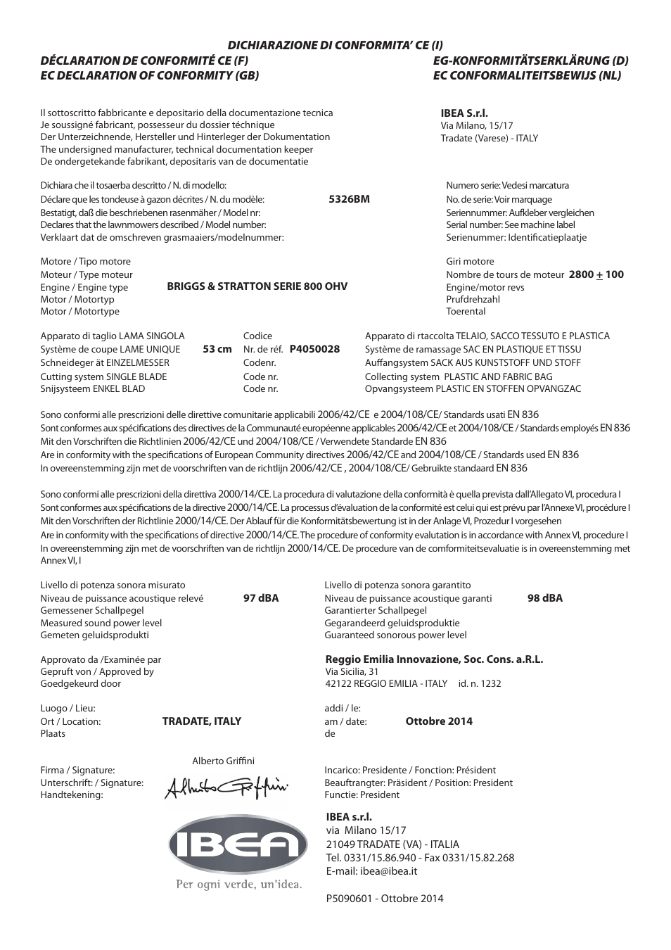 IBEA Classic Series User Manual | Page 24 / 24