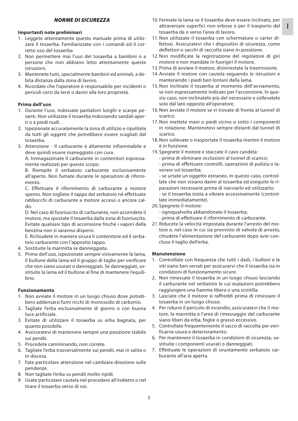 IBEA Classic Series User Manual | Page 5 / 24